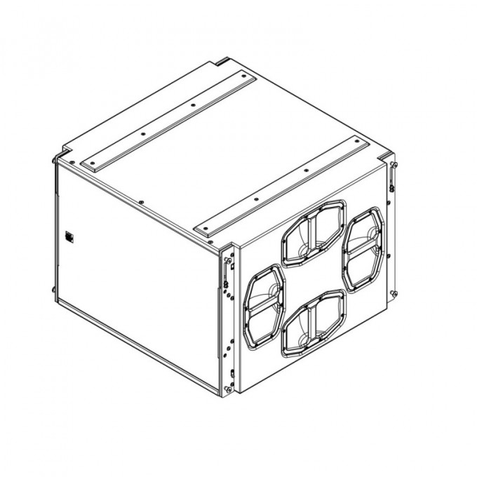 Сабвуфер с возможностью подвеса, совместим с рамой FG-HALO-B 2 x 15", 4" катушки, неодимовые магниты, 40Гц-120Гц, 73 кг. Цвет белый EM ACOUSTICS ST-215-WHITE