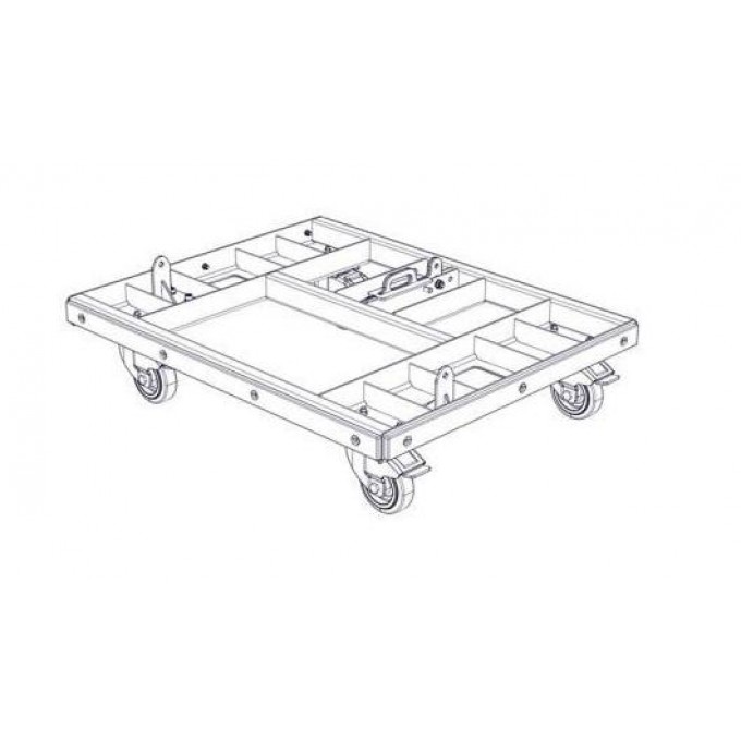 Туровая тележка для транспортировки 4 x HALO-B EM ACOUSTICS WC-HALO-B